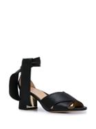 Marion Parke Wrap Ankle Sandals - Black