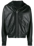 Givenchy Leather Windbreaker - Black
