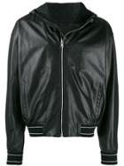 Givenchy Leather Windbreaker - Black