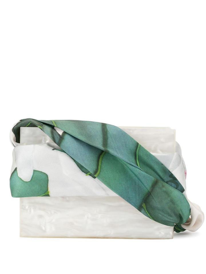 Montunas Guaria Silk-strap Shoulder Bag - White