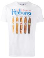 Mc2 Saint Barth Cigar Club Print T-shirt - White