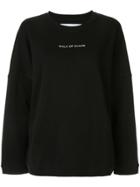Walk Of Shame Logo Print Sweatshirt - Black