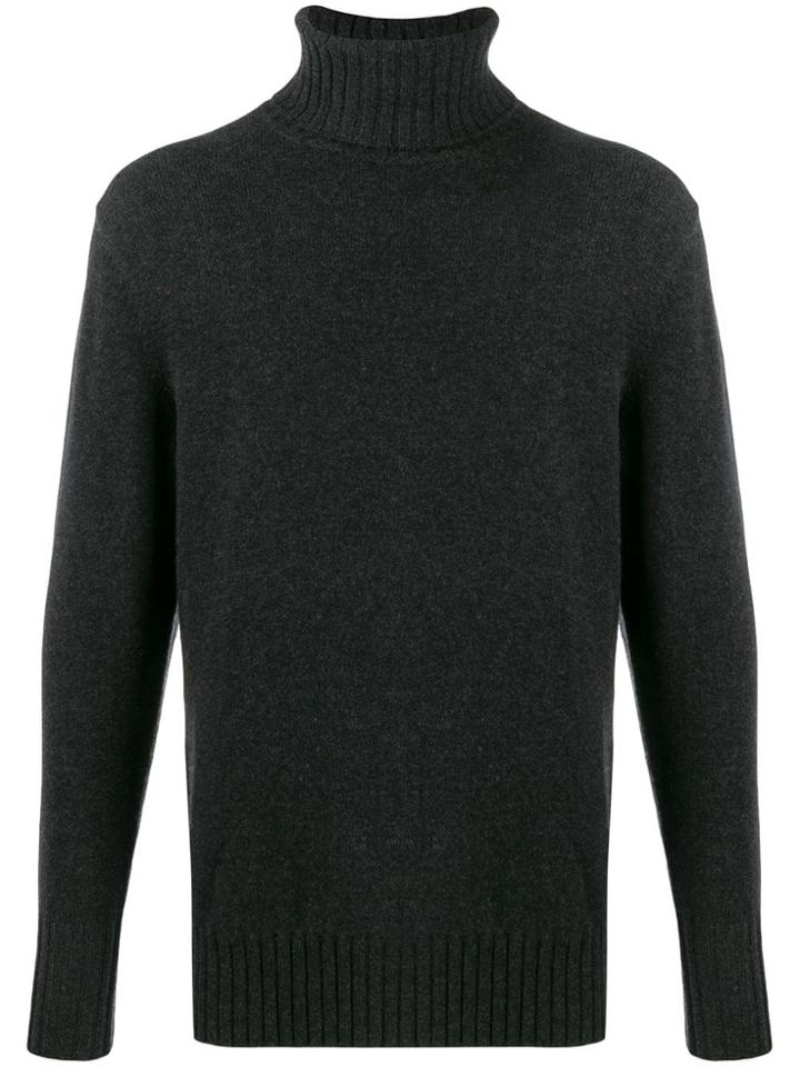 N.peal Chunky Roll-neck Jumper - Grey