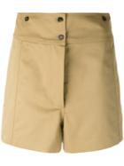 Kenzo - Casual Shorts - Women - Cotton - 38, Nude/neutrals, Cotton