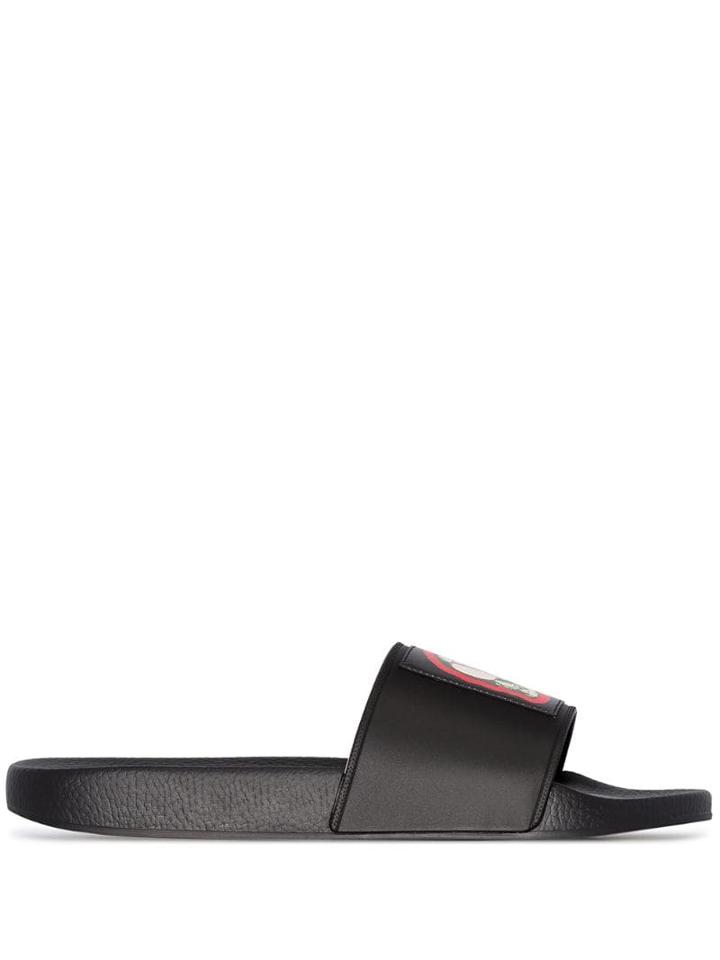 Valentino Valentino Garavani X Undercover Skull Slides - Black