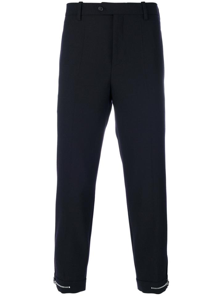 Neil Barrett Zipped Cuff Trousers - Blue
