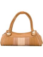 Fendi Pre-owned Panelled Tote - Neutrals