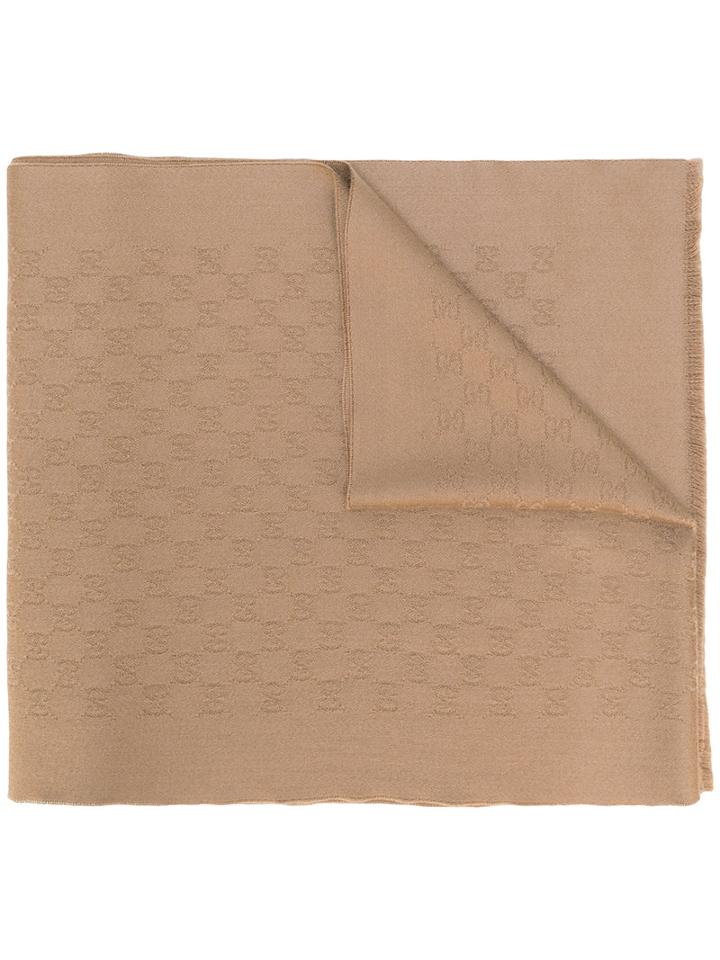 Gucci - Classic Knit Scarf - Men - Cashmere - One Size, Brown, Cashmere