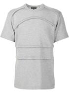 Comme Des Garçons Homme Plus Panelled T-shirt, Men's, Size: Large, Grey, Cotton