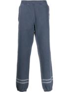 Stone Island Panelled Side-logo Track Pants - Blue