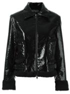 Giambattista Valli Sequined Cropped Jacket, Women's, Size: 40, Black, Acrylic/polyester/polyurethane/viscose