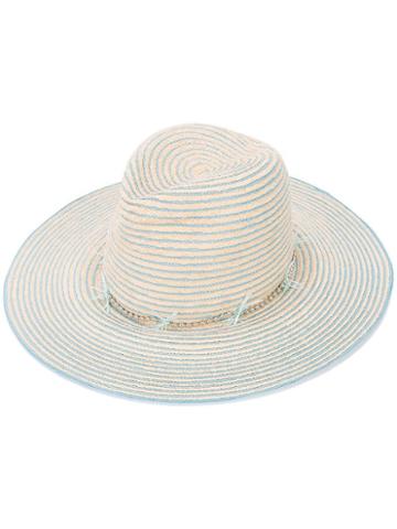 Gigi Burris Millinery Striped Hat - Neutrals