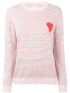 Chinti And Parker - Spotted Sweater - Women - Cashmere - M, Pink/purple, Cashmere