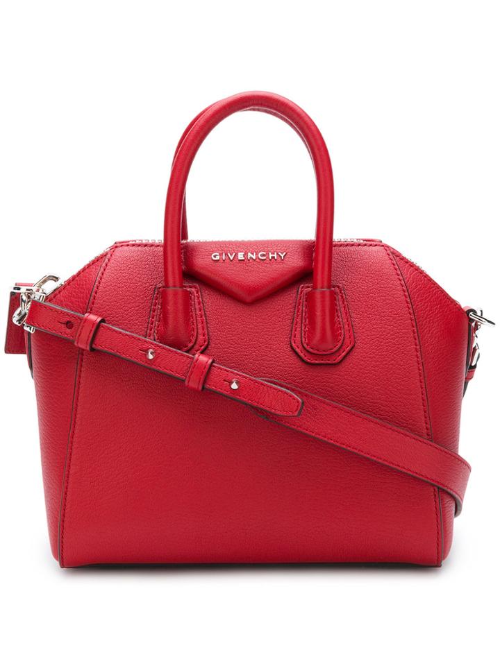 Givenchy Antigona Shoulder Bag - Red