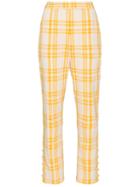 Rosie Assoulin Oboe Check Trousers - Yellow