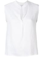 Majestic Filatures Front Slit Blouse - White