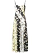 Off-white Flower Print Dress - Multicolour