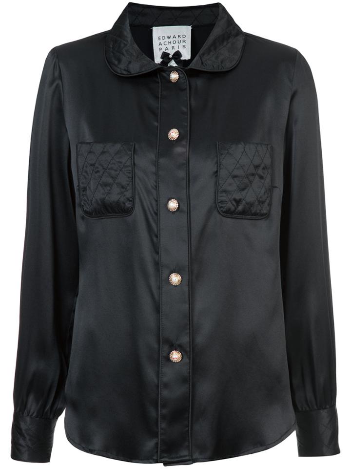 Edward Achour Paris Classic Shirt - Black