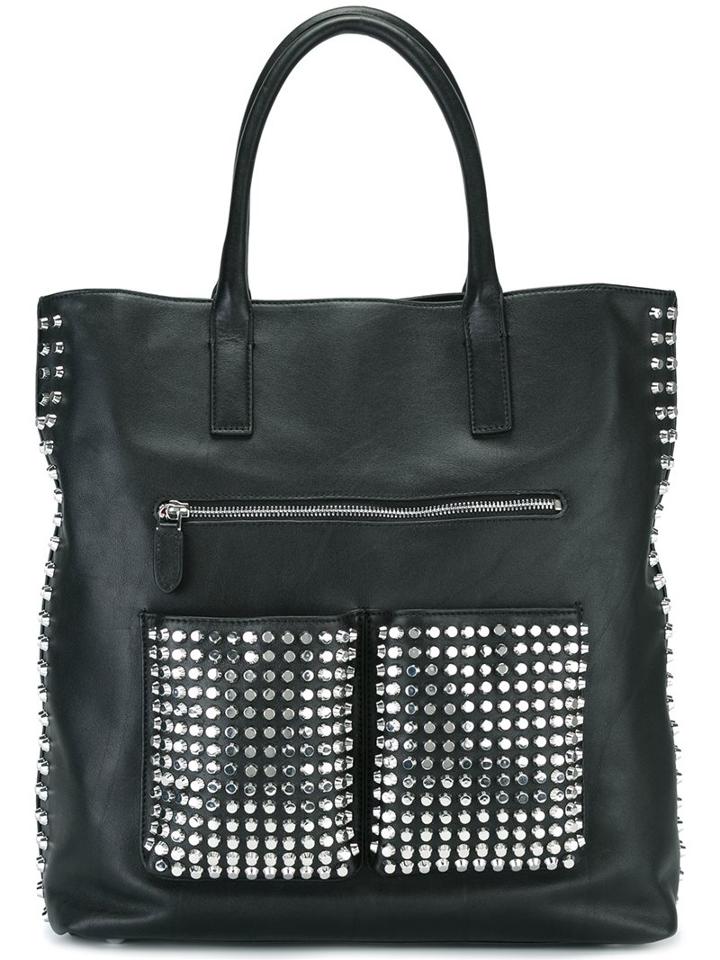 Steffen Schraut Studded Tote, Women's, Black