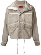 424 Fairfax Buttoned Denim Jacket - Grey