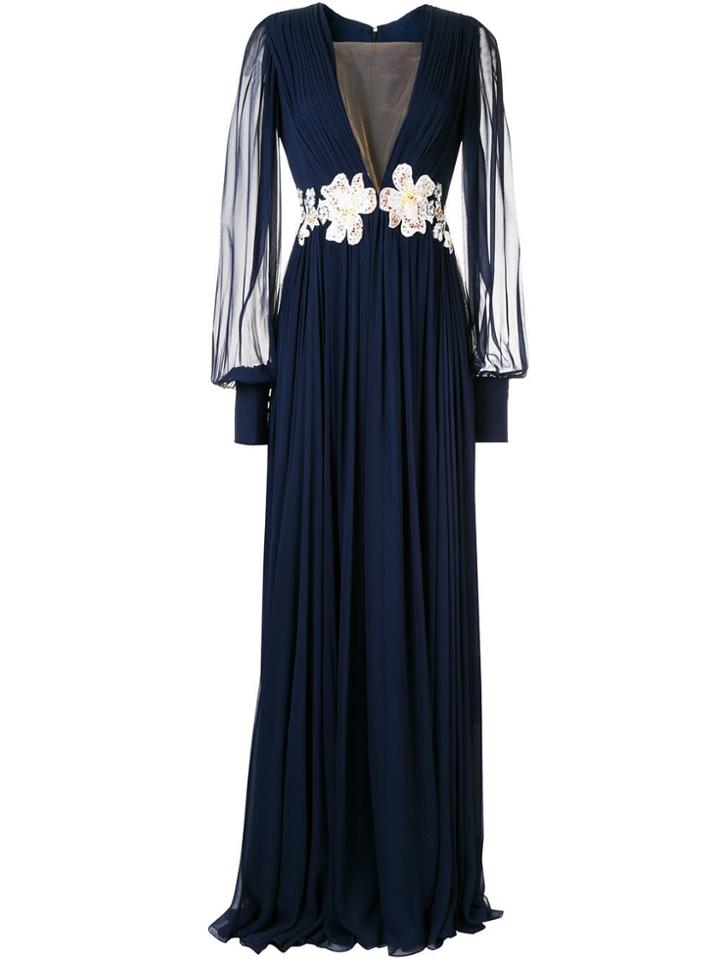 Rhea Costa Rhea Costa Ss19053dlgemb Navy Natural (other)->silk - Blue