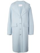 Proenza Schouler White Label Wool Cashmere Double Face Long Coat -