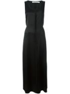 T By Alexander Wang Exposed Seam Maxi Dress - Black