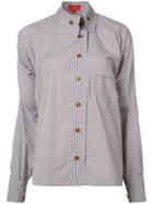 Vivienne Westwood Asymmetric Button Shirt - Brown