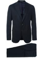Eleventy Two Piece Suit, Men's, Size: 52, Blue, Silk/spandex/elastane/viscose/wool