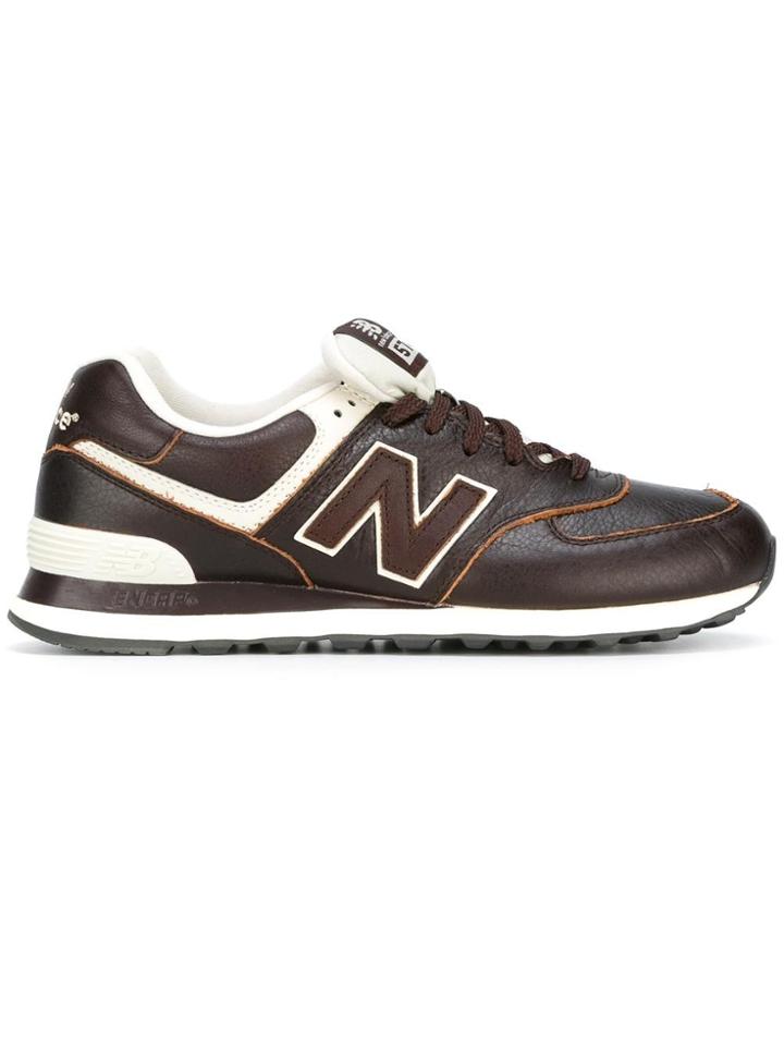 New Balance Lateral Logo Patch Sneakers - Brown