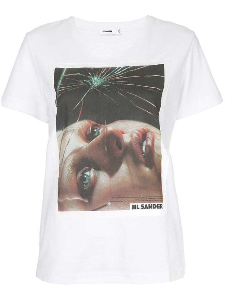 Jil Sander Crew Neck Sweater - White