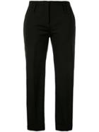 Isabel Benenato Slim-fit Cropped Trousers - Black