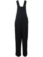 Dkny Pure Tailored Overalls, Women's, Size: Medium, Black, Triacetate