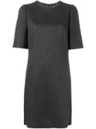 Dolce & Gabbana - Shift Dress - Women - Silk/spandex/elastane/wool - 44, Grey, Silk/spandex/elastane/wool