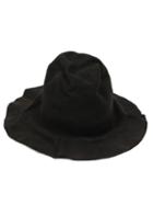 Horisaki Design & Handel Wrinkled Effect Hat, Men's, Size: S, Black, Beaver Fur