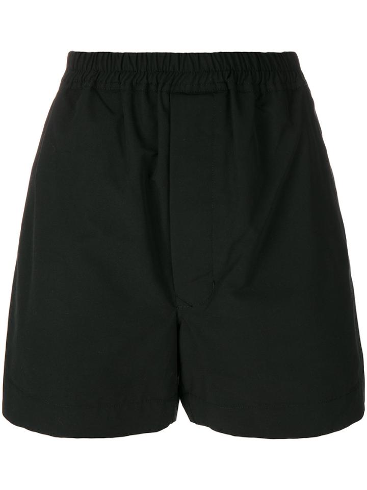 Rick Owens Drkshdw Elasticated Hem Shorts - Black