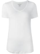 Majestic Filatures V-neck T-shirt, Women's, Size: Ii, White, Viscose/spandex/elastane