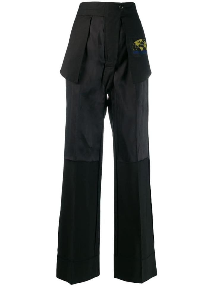 Mm6 Maison Margiela Reversed Trousers - Black