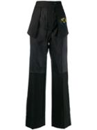 Mm6 Maison Margiela Reversed Trousers - Black