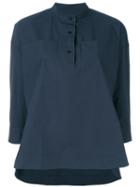 Lareida - 'remy' Shirt - Women - Cotton/spandex/elastane - 42, Blue, Cotton/spandex/elastane