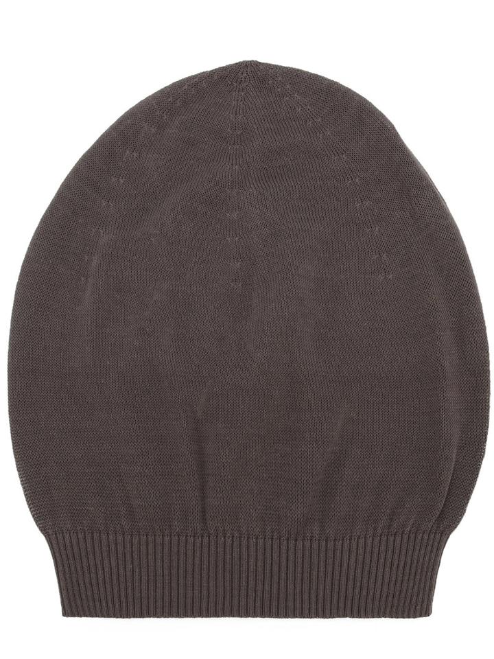 Rick Owens - Beanie Hat - Men - Cotton - One Size, Grey, Cotton