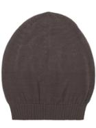 Rick Owens - Beanie Hat - Men - Cotton - One Size, Grey, Cotton