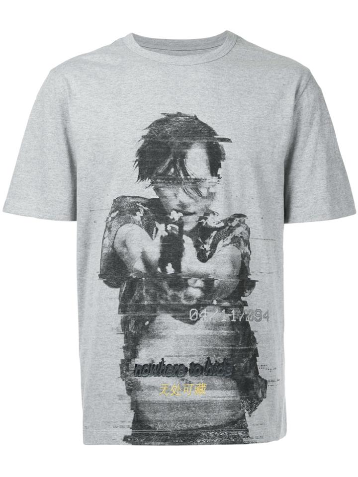 Juun.j Handgun Print T-shirt - Grey