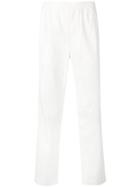 Helmut Lang Loose Fit Straight Trousers - White
