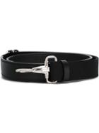 Jil Sander - 'tape' Belt - Men - Calf Leather/polyester - One Size, Black, Calf Leather/polyester