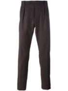 Al Duca D'aosta 1902 Tapered Pleat Detail Trousers - Pink