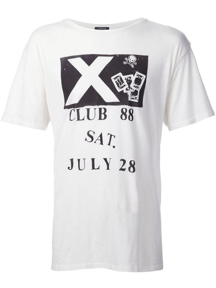 R13 Club 88 Print T-shirt