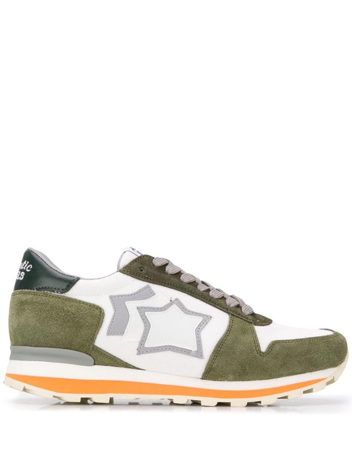 Atlantic Stars Panelled Sneakers - Green