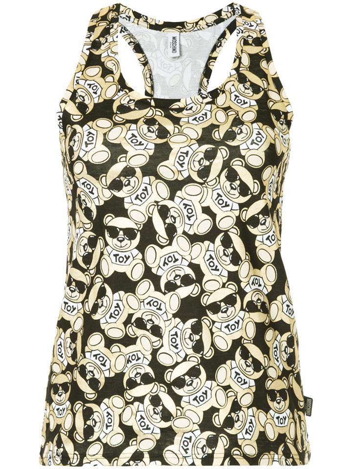 Moschino Toy Bear Tank Top - Black
