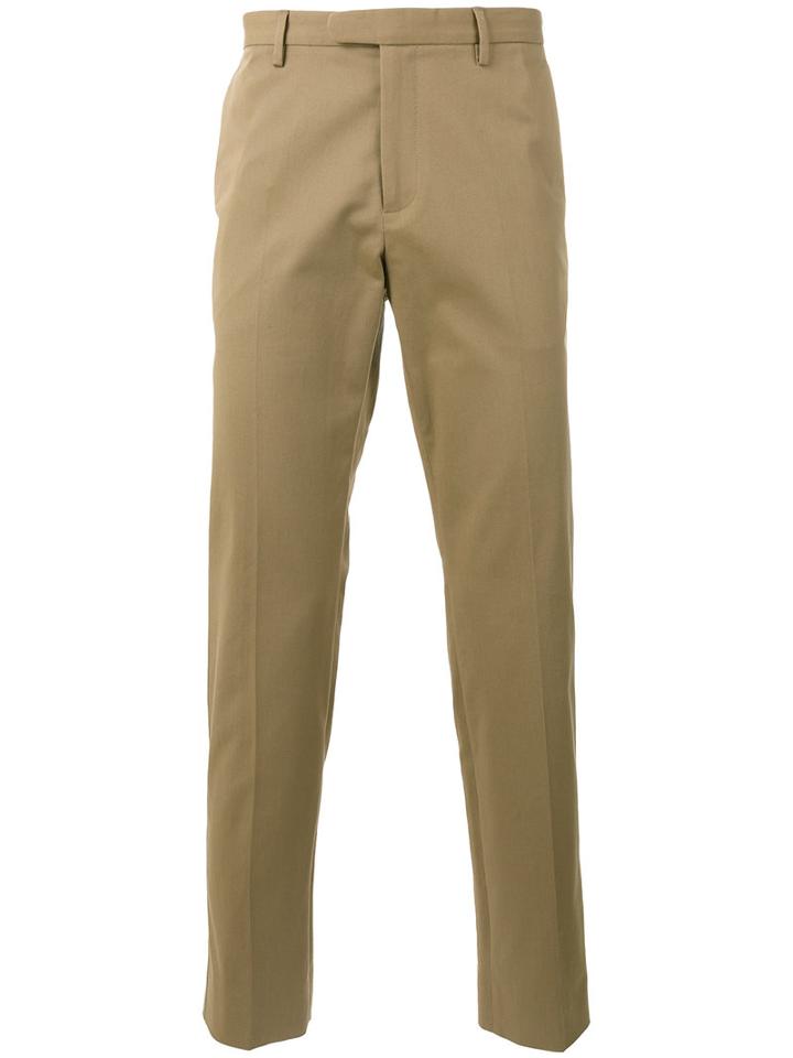 Gucci - Straight-leg Chinos - Men - Cotton/spandex/elastane - 52, Nude/neutrals, Cotton/spandex/elastane